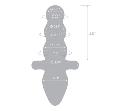 Szklany plug analny - Glas Titus